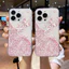 Ốp lưng iPhone trong suốt chống sốc họa tiết con bướm kim loại iP-7/8Plus/XSMax/11/12/13/14/15/16/17/Pro/ProMax