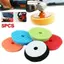 ITRUMPET 5 cái / bộ Miếng bọt biển đánh bóng tự động, Bộ miếng đánh bóng ô tô tròn 3 / 4 / 5 / 6 / 7 Inch, Miếng đánh bóng tự dính có thể tái sử dụng cho máy đánh bóng ô tô Máy sấy khô