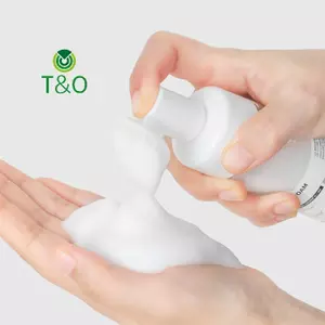 1 Chai bơm tạo bọt rỗng 30 / 60 / 100 / 150ml có đầu bàn chải silicon Loại ép Chai xốp làm sạch mặt [mới]