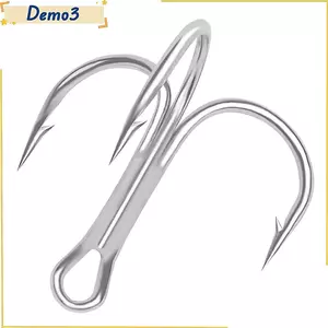 10 Cái / bộ Thép Carbon Cao Mài Thể Thao Móc Thép Gai Treble Jig