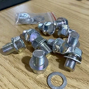 Ốc xả nhớt 12-13 ly xi mạ – Ốc xả nhớt xe máy kèm long đền ( Giá 1 con )