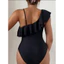 Đồ Bơi Châu Âu Mỹ Gợi Cảm Màu Trơn Đồ Bơi Một Mảnh Nữ Bikini Đồ Bơi
