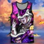 Dragon Ball Super Saiyan God Goku 3D In Tank Top, Anime Không Tay Áo Vest Mềm Thoáng Khí