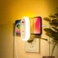 Đèn ngủ LED WANYEDI, Đèn ngủ có thể điều chỉnh độ sáng cắm vào, Tiết kiệm năng lượng treo tường di động với đèn đầu giường điều khiển từ xa