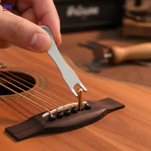 XOITOP Fast Guitar String Pin Remover Tool 1 / 5 Chiếc Cầu Bền Peg Puller Cho Acoustic Và Điện Sử Dụng VN