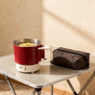 Ấm đun nước điện di động Nồi du lịch Mini bằng thép không gỉ 304 Cách nhiệt Chuyến đi gia đình nhỏ gọn