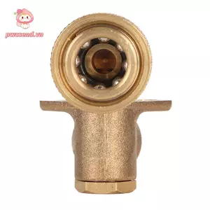 Khớp nối xoay máy rửa áp lực PWSEND, Bộ ghép nối xoay kết nối nhanh 4500 PSI 4500psi, có thể điều chỉnh 1 / 4 ” Kết nối nhanh 5 góc Bộ chuyển đổi góc phun 180 độ Rửa hiên