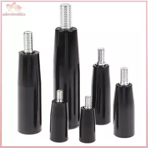 THÊM 1 Tay Cầm Xoay M6 M8 M10 M12 Nhựa Kim Loại Núm Nam Ren Thân Handwheel Vít Máy Phay Dụng Cụ Máy Tiện Mài BSS