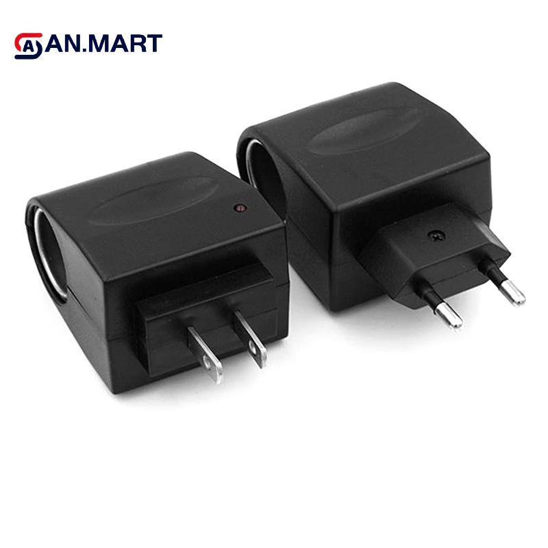 AN.MART Cắm Chuyển Đổi Đa Năng 220V AC Sang 12V DC Bộ Chuyển Đổi Nguồn Điện Ô Tô Soet Chuyển Đổi VN