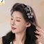 < YEI > Kẹp Tóc Kim Cương Giả Thanh Lịch Hoa 3D Quà Tặng Sang Trọng Cho Kỷ Niệm Bạn Bè Và Người Yêu Mới