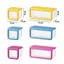 ST2 Dưới Tủ Treo Hộp Bảo Quản Nhiều Màu Sắc Trong Suốt Trang Điểm Tổ Chức Treo Tường Hộp Đựng TS2