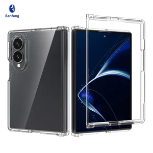 ốp lưng Sản phẩm mới phù hợp với vỏ điện thoại gập bên trái rộng rãi Samsung Z Fold8, có vỏ bảo vệ chống rơi TPU + PC trong suốt.