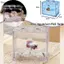 {AKIN} Bể cá Acrylic có thể ổn định Bể cá Mini Hộp đựng thú cưng Bò sát Trang trí nội thất cho phòng ngủ Phòng khách {a}