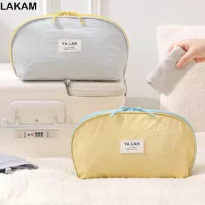 Túi đựng đồ lót LAKAM, Bộ ba trong một Túi đựng quần áo đa năng, Chức năng nén nhẹ di động Dụng cụ sắp xếp hành lý Sử dụng du lịch