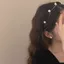 Đừng giẫm sấm sét!Bầu Không Khí Đầy Retro Ngọc Trai Kẹp Tóc Băng Đô Nữ Influencer Thanh Lịch Cao Cấp Rửa Mặt Băng Đô