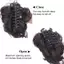 Trong Kho Lộn Xộn Xoăn Tóc Búi Tóc Đàn Hồi Kẹp Tóc Scrunchy Hairpieces 60-100 Miếng Cá Tuyết