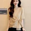 Áo thun ngắn tay cổ tròn, thời trang mới mùa hè, giản dị, mềm mại và thoải mái dành cho nữ
