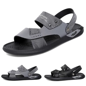 Giày Sandal Nam Đi Biển Giày Sandal Đế Mềm Dép Thoải Mái Giày Sandal Mũi Mở Giày Đi Bộ Ngoài Trời Giày Sandal Hai Cánh Dép Dép Nam Thời Trang Hàng Có Sẵn
