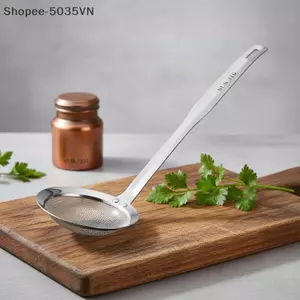 {AKIN} Thìa Skimmer Mỡ Inox 316 Chống Rỉ Sét Lưới Mịn Dầu Mỡ Tẩy Bọt Cho Nồi Súp Nhà Bếp {a}