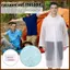 AIHOM 5 Chiếc Áo Mưa Dùng Một Lần Kích Thước Thẻ Chống Nước Di Động Nhẹ Áo Mưa Cho Du Lịch Trường Học Cắm Trại Ngoài Trời,
