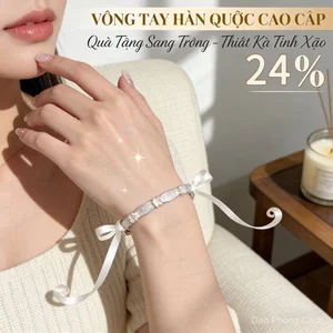 Vòng Tay Osmanthus Hoa Văn Cỏ Xoăn - Chất satin mềm mại, phong cách Hàn Quốc siêu xinh | Quà sinh nhật cho bạn gái