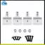 Cho C64 Cho Tương Thích 4 Tỉ Lệ 1 / 16 Kim Loại Chống Sốc Gắn Chân Đế Phía Trước Phía Sau Hỗ Trợ Giá Đỡ Cho Xe RC