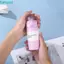 Cốc giữ nhiệt Mini FUHUIOT, Mở một nút với cốc cách nhiệt bỏ túi ống hút, Cốc giữ nhiệt 150 / 250ml bằng thép không gỉ dễ thương giữ ấm