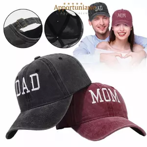 IAPPORTUNIA DAD MOM Mũ bóng chày thêu, Mũ chống nắng Hiphop cổ điển, Mũ chống nắng nam nữ có thể điều chỉnh