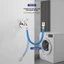 {WELV}Stainless Steel Hose Protector 50cm Flexible Bendable for Car Wash and Gardening