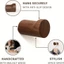 Móc áo MARGREDY, Móc gỗ thiết kế tối giản bằng gỗ tự nhiên, Móc đơn treo tường tối giản có ốc vít Móc trang trí Sử dụng tại nhà