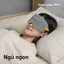 bịt mắt ngủ 3d chống ồn che sáng dày ôm mắt thoáng khí ngủ trưa du lịch đeo êm mềm