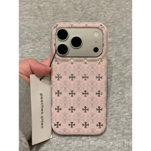 Ốp điện thoại hình hoa chữ thập phong cách mát mẻ ngọt ngào Apple 17pro / 16 / 15 / 14