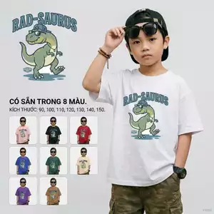 Áo ngắn tay bé trai Thấm hút mồ hôi Dễ chịu khi mặc bé trai 10-40kg