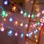 1 Đèn dây Led đầy màu trắng ấm áp mới với chế độ nhấp nháy ổn định để trang trí lễ hội