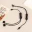 TRTR 1Pc 1 Đến 2 4 Pin Cáp USB 12V Đến 5V Vỏ Máy Tính Quạt Nguồn Điện Quạt Chuyển Đổi Nguồn Cáp Có Bật Tắt Công Tắc VN