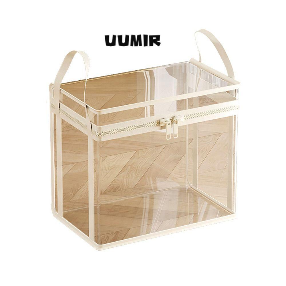 Túi đựng búp bê UUMIR, Hộp sắp xếp chống bụi có thể nhìn thấy trong suốt, Chống ẩm đa năng có thể xếp chồng lên nhau có tay cầm có dây kéo Quần áo lưu trữ