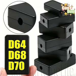 Hộp nối điện bằng nhựa D64 / D68 / D70 - Hộp đựng dụng cụ chống nước màu đen - Hộp bảo vệ dự án điện tử Đồ dùng điện / Giao hàng miễn phí