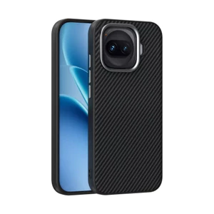 Dành Cho Vivo IQOO 15R Z11 Turbo Ốp Lưng Sợi Carbon Họa Tiết Da Từ Tính Cho IQOO Z 11 Turbo Ốp Lưng Chống Sốc Funda