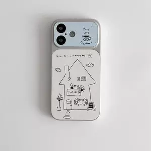 Dòng quán cà phê Dog cho iPhone 1617pro trường hợp 1415 mới 13Promax