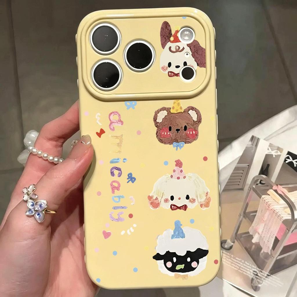 Puppy Đảng Thích hợp iPhone 17/16P trường hợp điện thoại 1512 mới 1314