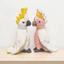 Zoo Vẹt Búp Bê Sang Trọng Đồ Chơi Cockatoo Búp Bê Vẹt Búp Bê 22cm 1 Cái Đặt Hàng Tối Thiểu LTLM
