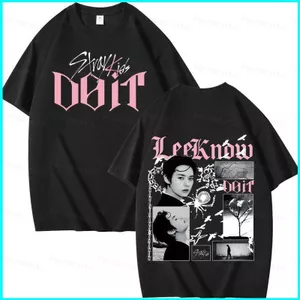 SY3 Stray Kids DO IT 220G dày cotton tee người hâm mộ quà tặng tour du lịch thế giới Áo thun tay ngắn 11cm-6XL YS3
