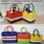 Giỏ mua sắm đan thủ công CHEESELY, PE 24 * 14 * 18cm / 23 * 12 * 18cm Đóng gói trái cây rau củ tại nhà, Giỏ đựng rau củ nhiều màu dệt mây chất lượng cao