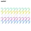 SMILE 50 Chiếc Cuộn Kẹp, Kẹp Bobbin Nhỏ Nhiều Màu Sắc, Người Tổ Chức Ống Nhựa Lưu Trữ Kẹp May