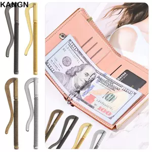 KANGN Đựng Tiền Mặt Đơn Giản Bifold Thay Thế Các Bộ Phận Ví Thanh Di Động