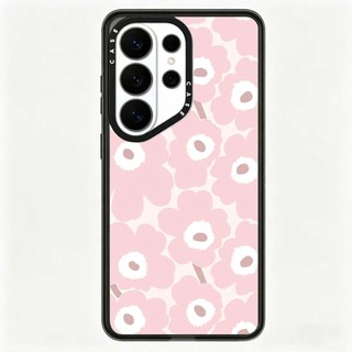 Ốp lưng Phone Case For cứng hình hoa xanh Acrylic màu hồng từ tính cho Samsung Galaxy S26 25 24 23 22 UItra S26 25 24 Plus Vỏ bảo vệ chống sốc