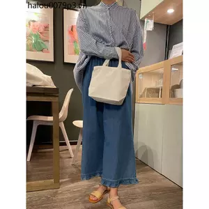 Túi mua sắm vải cotton tùy chỉnh, có khóa kéo, màu đen, in họa tiết, đeo vai