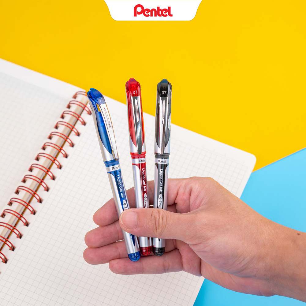 Bút gel Pentel Energel BL57 bút ký cao cấp ngòi 0.7mm viết trơn mượt nhanh khô