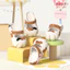 Hoạt Hình Dễ Thương Vòm Cao Nhỏ Cam Mèo Vuốt Mary Jane Lỗ Giày Ngoài Mặc Nữ Mùa Hè Giá Trị Cao Baotou Dép Dép