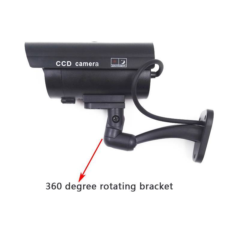 Phu Bullet Shaped không thấm nước fake CCTV Camera với nhấp nháy Red LED cho an ninh nhà VN